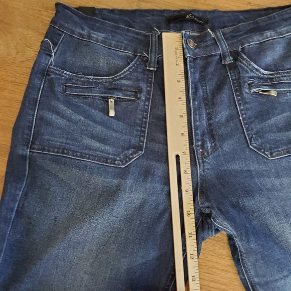 Kancan Blue Dark Wash High Rise Skinny Jeans - Picture 9 of 11